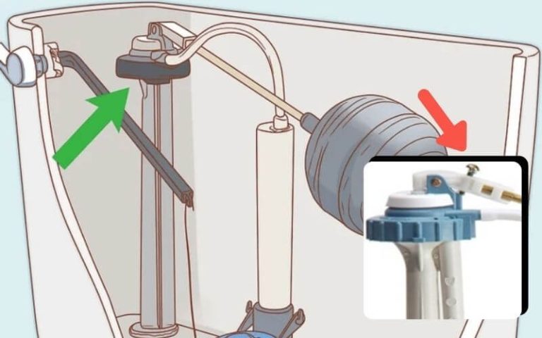 cách chỉnh phao bồn cầu toto